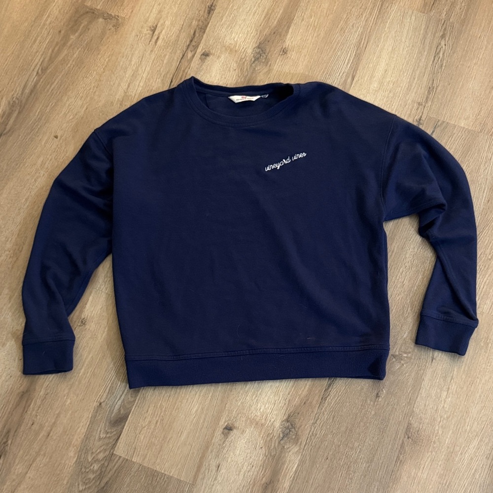 Vineyard Vines Classic Navy Crewneck Sweater